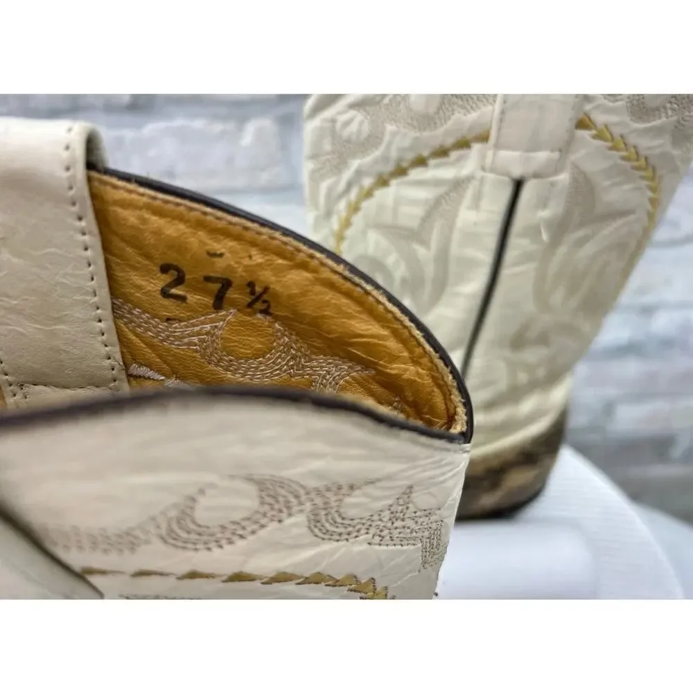Vintage Afrikan Exotic Snakeskin Cowboy Boots Western Men’s MX 27.5 US 9